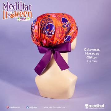 Calaveras moradas Glitter (7069548511365)