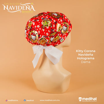 Kitty corona Navideña Holograma (7103423348869)