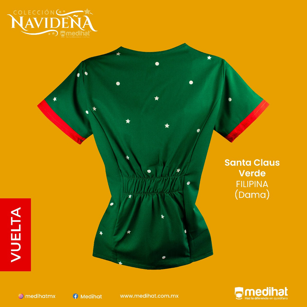 Filipina Santa Claus (verde) Navidad (6758101942405)