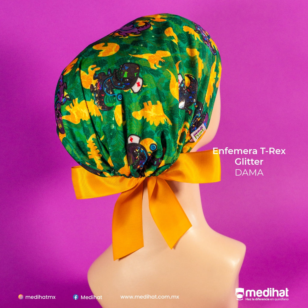 Enfermera T-Rex Glitter (7039325929605)