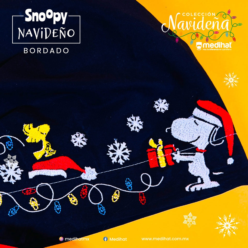 Snoopy Navidad bordado (6752086261893)