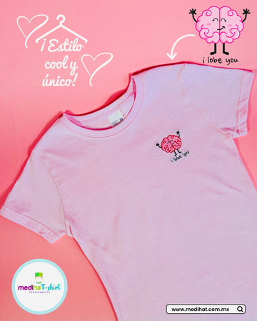 T-shirt I lobe you - Dama (6673974427781)